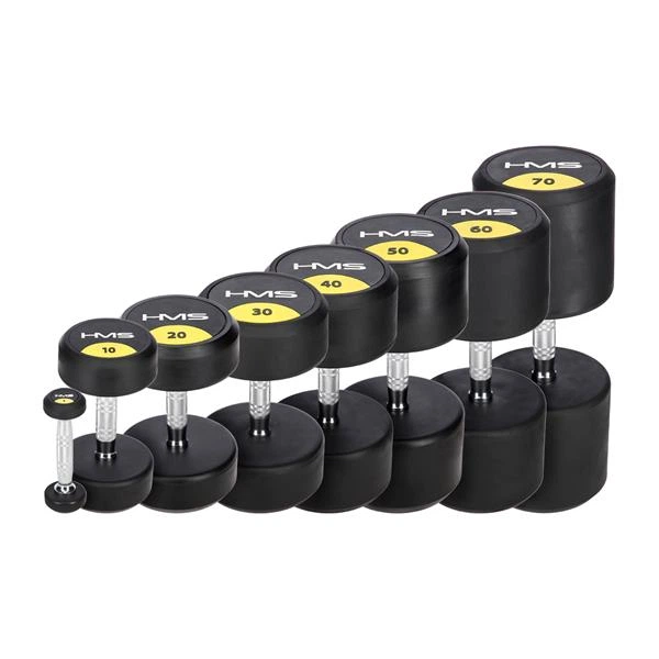 Гантель прогумована HMS HG PRO, 40 кг - Фото 5 Гантель прогумована HMS HG PRO, 40 кг - изображение 5