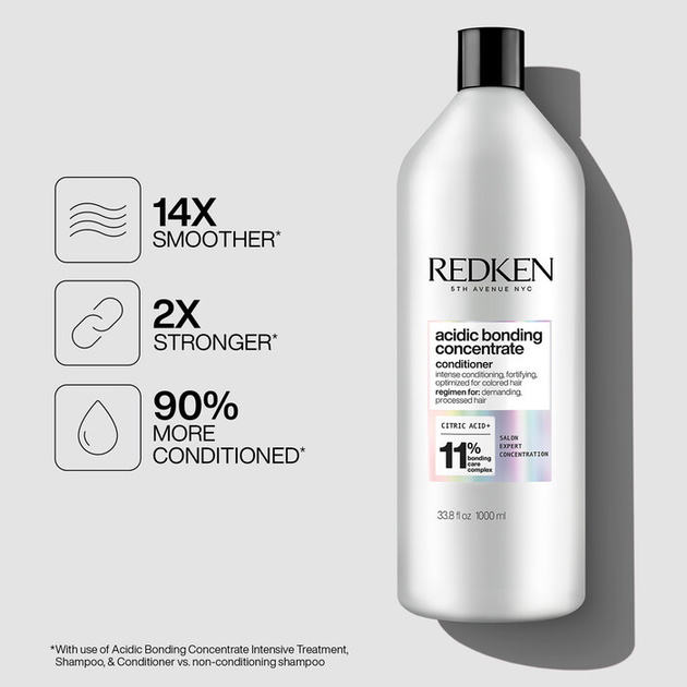 Кондиціонер для волосся Redken Acidic Bonding Concentrate Conditioner 1000 мл (3474637089702) - зображення 2