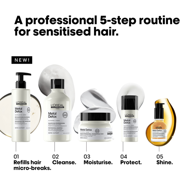 Pielęgnacja przed szamponem L'Oreal Professionnel Serie Expert Metal Detox dla włosów wysokoporowatych wszystkich rodzajów 250 ml (3474637199708) - obraz 8