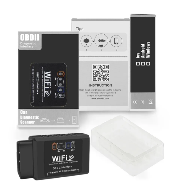 Автосканер ELM327 WI-FI Диагностика авто адаптер OBD2 V1.5 Android iOS ОБД2 елм327 для автол ошибка двигателя - изображение 6