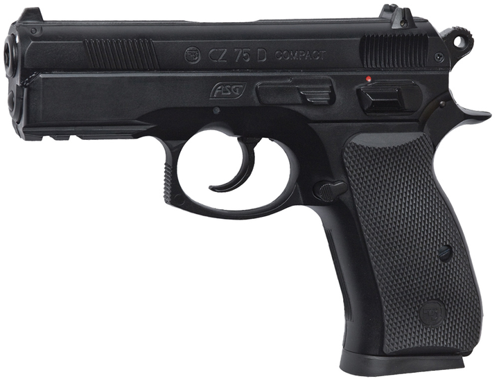 Пистолет страйкбольный ASG CZ 75D Compact кал. 6 мм - изображение 1