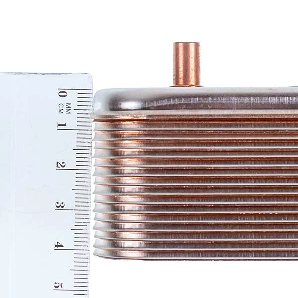 Теплообменник пластинчатый ГВС Zilmet (16 пластин) для газового котла Ariston 17B1901644 - изображение 3