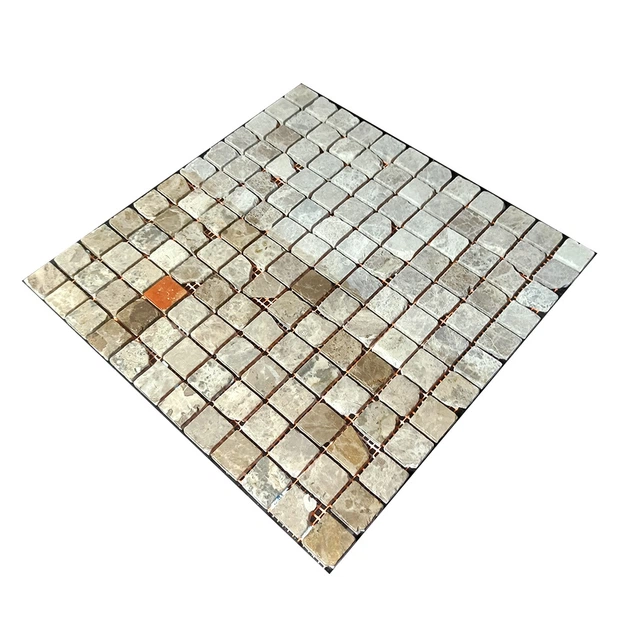 Мраморная мозаика Emperador Light G антик МКР-2СВА (23x23) - изображение 4
