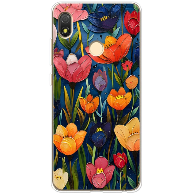 Силиконовый Чехол с Картинкой для Tecno Pop 3 Принт (Цветы) (44375-ysm010) - Фото 1 Силиконовый Чехол с Картинкой для Tecno Pop 3 Принт (Цветы) (44375-ysm010) - изображение 1