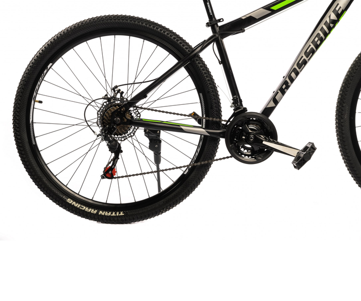 Велосипед CrossBike 29" Storm 2024 Рама-17" black-green - изображение 2