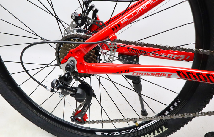 Велосипед CrossBike 26" Everest 2025 Рама-13" red - Фото 5 Велосипед CrossBike 26" Everest 2025 Рама-13" red - изображение 5