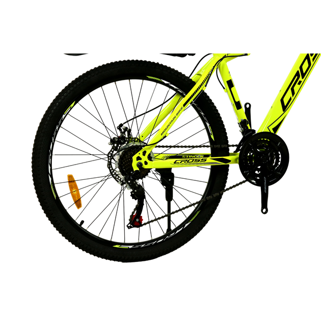 Велосипед Cross 26" Stinger 2022 Рама-15" neon yellow - изображение 4