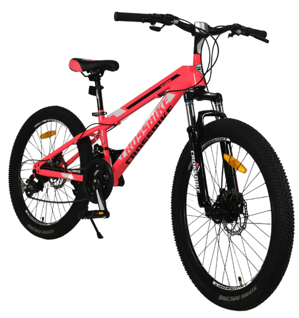 Велосипед CrossBike 24" Storm 2022 Рама-12" pink - изображение 3