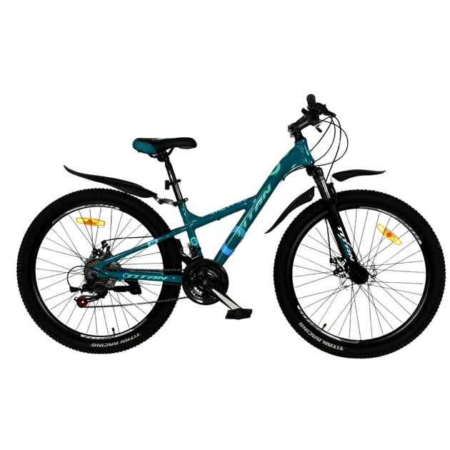 Велосипед Titan 26"Calypso -Рама-13" dark green-blue - Фото 1 Велосипед Titan 26"Calypso -Рама-13" dark green-blue - зображення 1