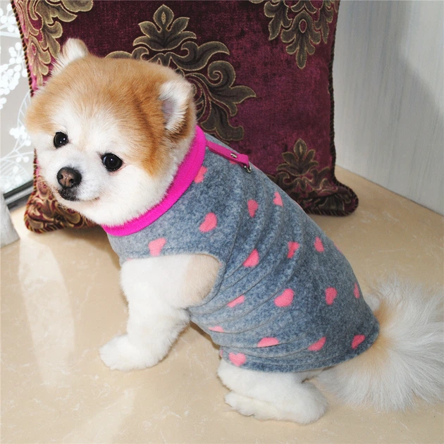 Жилетка для собак с кольцом Pet Style "Рисунок" Сердечки XS - Фото 3 Жилетка для собак с кольцом Pet Style "Рисунок" Сердечки XS - изображение 3
