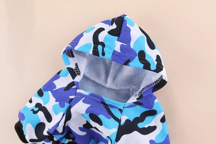 Толстовка для котов и кошек Pet Style "Камуфляж" Синяя 3XL - Фото 5 Толстовка для котов и кошек Pet Style "Камуфляж" Синяя 3XL - изображение 5
