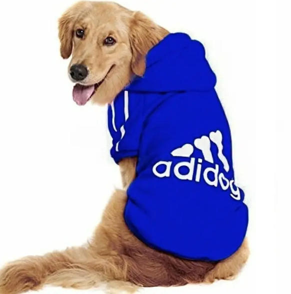 Кофта для собак Pet Style "Adidog" Синяя S - изображение 3