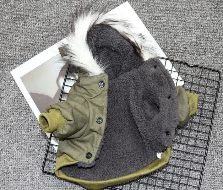 Парка для котов и кошек Pet Style "ParisDog Republic" Хаки S - изображение 3