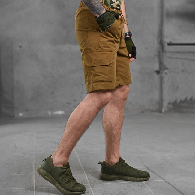 Мужские шорты 7.62 рип-стоп койот размер 2XL - изображение 2