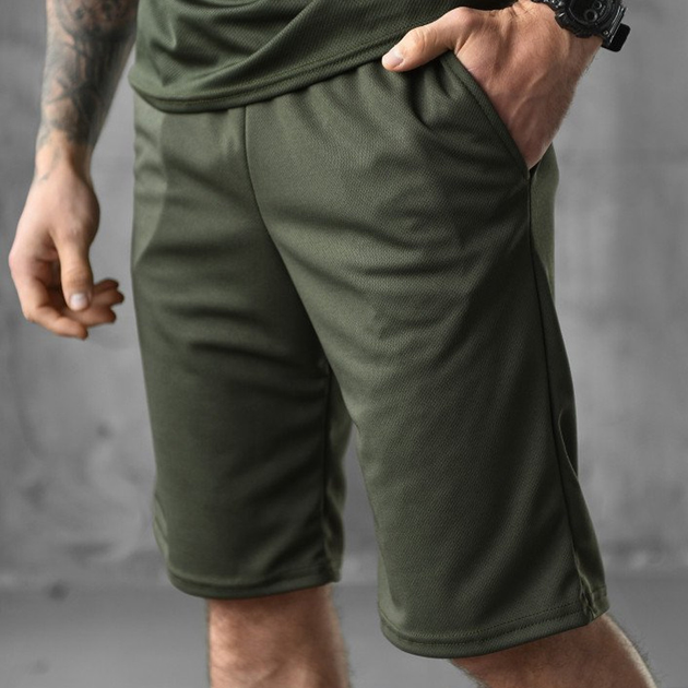 Мужские шорты Coolmax хаки размер S - изображение 1