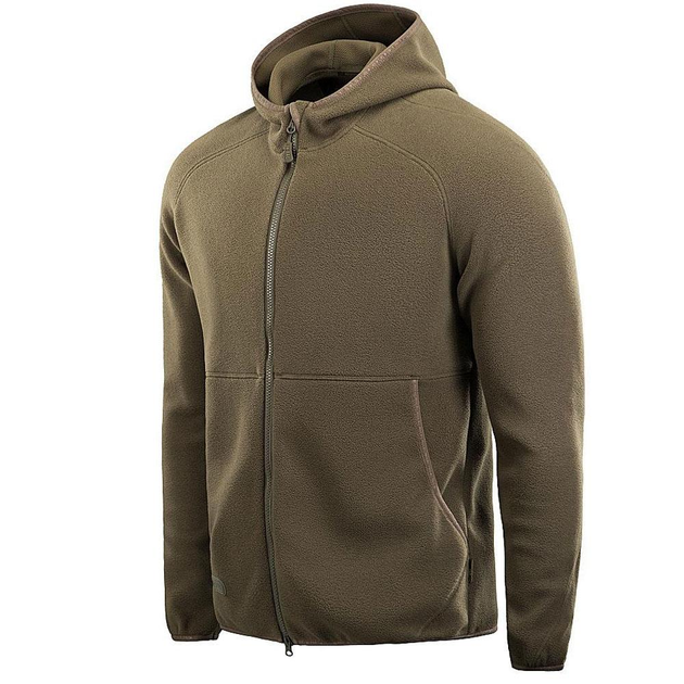 Флисовая кофта M-Tac Lite Microfleece Hoodie с капюшоном олива размер S - изображение 2