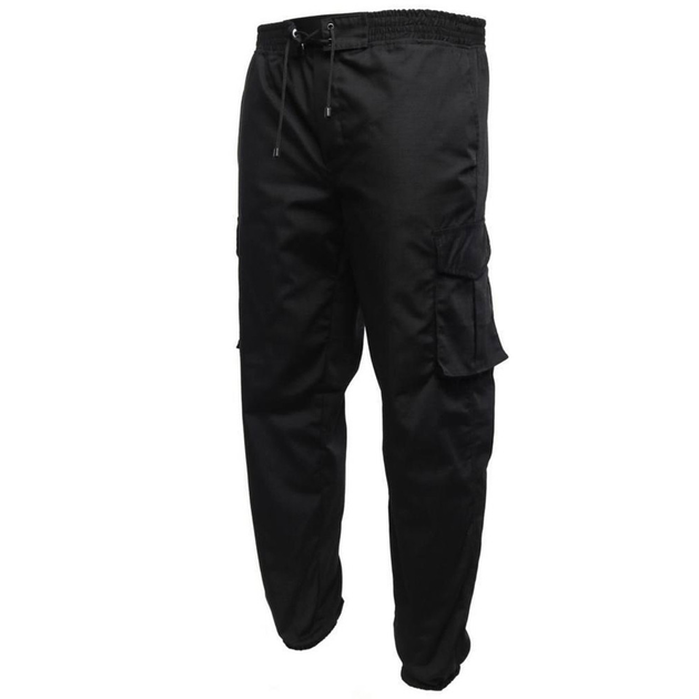 Мужские брюки джогеры рип-стоп черные размер S - изображение 1