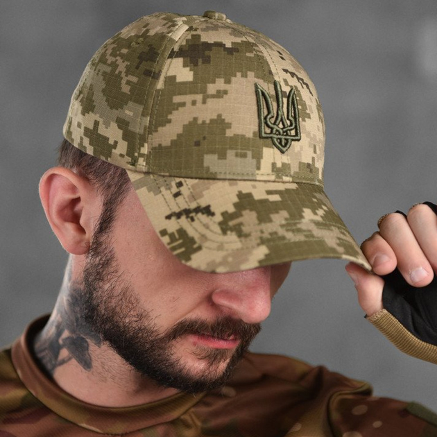 Бавовняна кепка Patriot з гербом піксель розмір універсальний - зображення 1