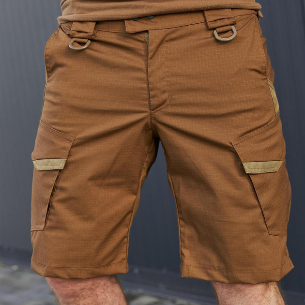 Мужские шорты Gepard рип-стоп с D-кольцами койот размер L - изображение 1