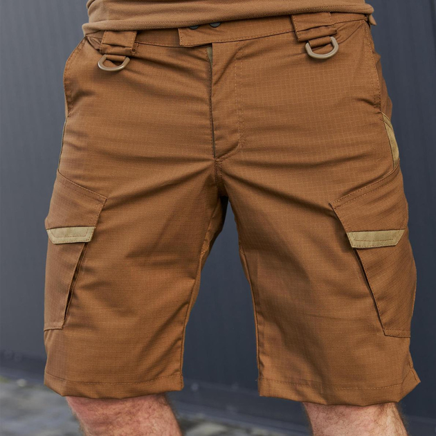 Мужские шорты Gepard рип-стоп с D-кольцами койот размер M - изображение 1