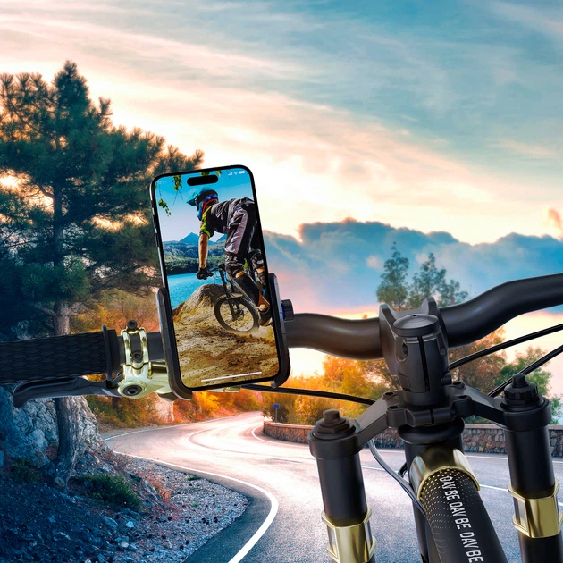 Велотримач 3mk Steel Bike Holder Black - зображення 14