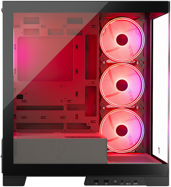 Корпус Modecom Space Apex ARGB Black (AT-SPACE-PG-10-000000-0002) - зображення 4