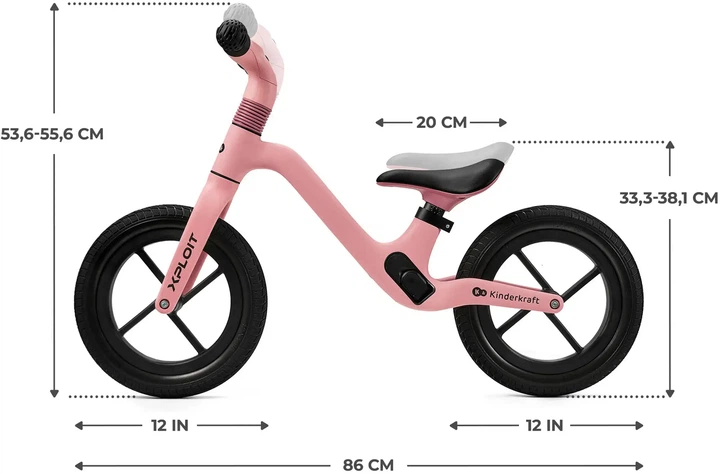 Біговел Kinderkraft Xploit Bubblegum рожевий (5902533924998) - зображення 7