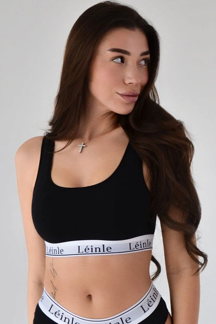 Топ з м'якою чашкою Leinle 44(M) Чорний (97361) - Фото 1 Топ з м'якою чашкою Leinle 44(M) Чорний (97361) - зображення 1