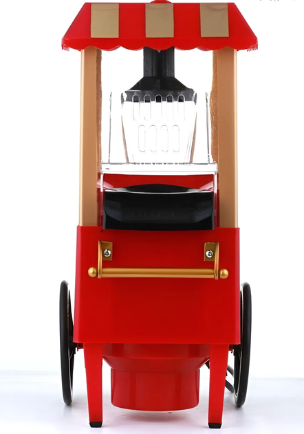 Попкорн-машинка XL Size Popcorn Machine, червона - зображення 3