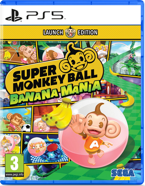 Gra PS5 Super Monkey Ball Banana Mania Launch Edition (Blu-Ray) (5055277044528) - obraz 1