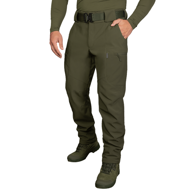 Штани SoftShell Mesh Оліва (7307), L - зображення 2