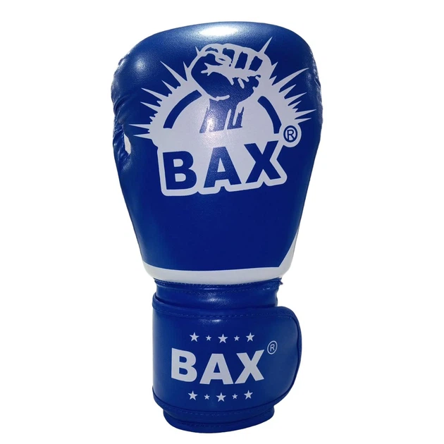 Боксерские перчатки BAX HIT 12-OZ BLUE - Фото 4 Боксерские перчатки BAX HIT 12-OZ BLUE - изображение 4