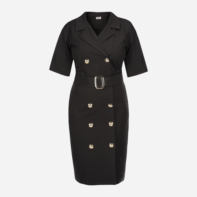 Sukienka marynarka damska Plus Size Karko SC230 50 Czarna (5903676217800) - obraz 8