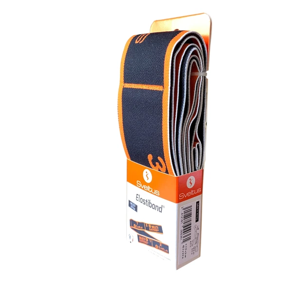 Эспандер для фитнеса Sveltus Multi Elastiband черный, 30кг + QR код (SLTS-0036) - изображение 7