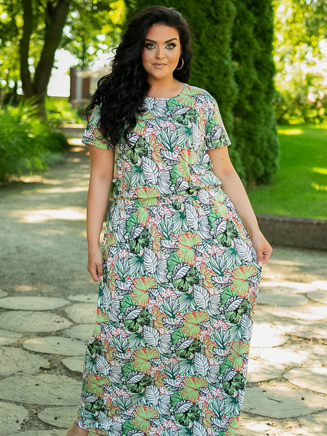 Плаття довге літнє жіноче Karko SB892 46/48 Різнокольорове (5903676158103) - зображення 4
