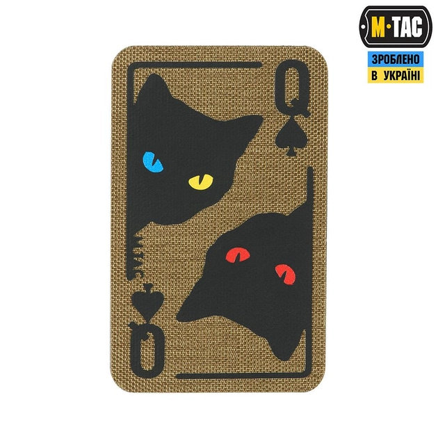 Нашивка spades Queen of M-Tac Coyote/Black - изображение 1