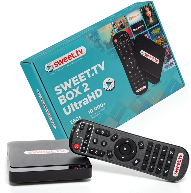 Медиаплеер iNeXT SWEET.TV BOX 2 Ultra HD (4820223800197) – фото