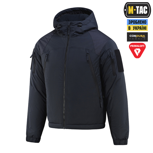 Куртка зимова XS/L Pro Primaloft Navy M-Tac Gen.III Dark Blue Alpha - зображення 1