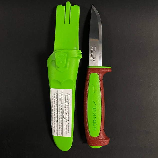 Ніж тактичний Morakniv Colour of the Year 2024 (C) BASIC 511 Ivy Green/Dala Red™ (NZ-511-CS-821RA) - изображение 1