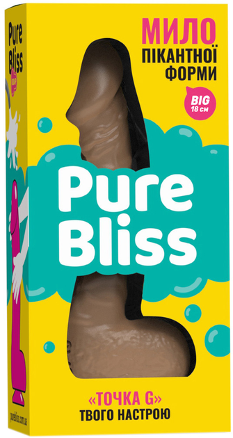 Мыло член Pure Bliss Mini dick 15 см Brown (1100815970006) - изображение 2