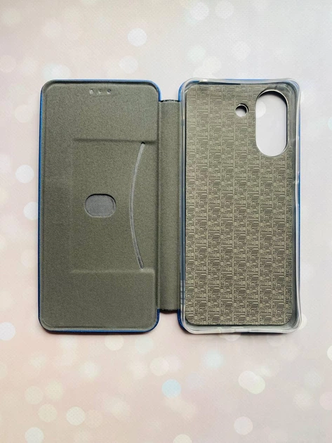 Чехол-книжка с рисунком для Xiaomi Redmi 13C/Poco C65 Синий :: Тризуб Пламя (принт 257) - Фото 5 Чехол-книжка с рисунком для Xiaomi Redmi 13C/Poco C65 Синий :: Тризуб Пламя (принт 257) - изображение 5