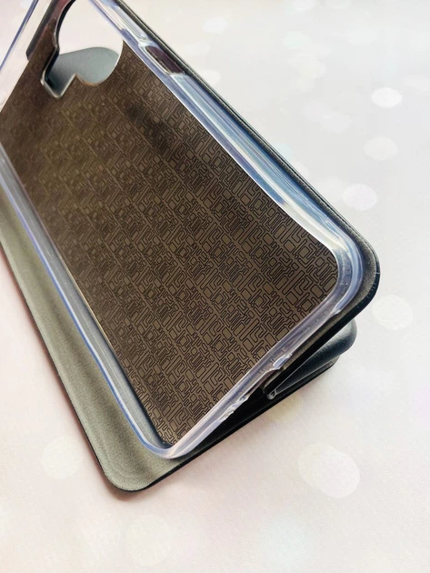 Чохол-книжка чорний з малюнком на Xiaomi Redmi 13C/Poco C65 Котики (принт 392) - Фото 7 Чохол-книжка чорний з малюнком на Xiaomi Redmi 13C/Poco C65 Котики (принт 392) - зображення 7