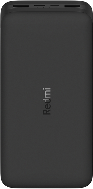 УМБ Xiaomi Redmi PowerBank 20000 mAh Fast Charge 18W PB200LZM Black (VXN4304GL) (26922/11852011) - Уцінка - зображення 1