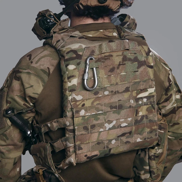 Плитоноска "М6 PRO" Мультикам/multicam с быстрым сбросом. MOLLE 7 подсумков - изображение 14