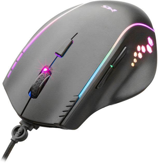 Mysz MS NEMESIS C370 RGB USB Czarny (MSP20053) - obraz 3