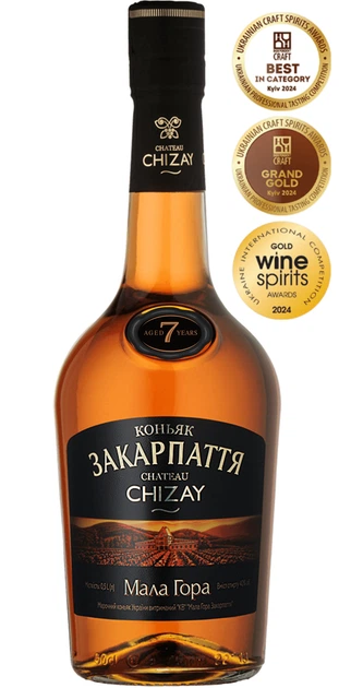 Коньяк Chateau Chizay Мала Гора Закарпатье 0.5 л 40