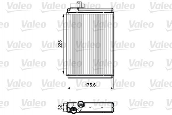 Радіатор грубки Valeo 811507 Audi A5, A4, Q5, Allroad 8K0898037A - зображення 1