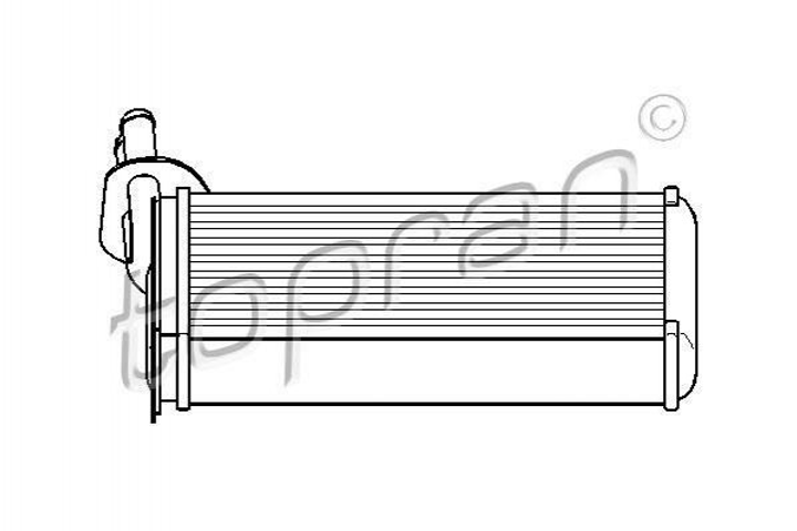 Радіатор пічки TOPRAN/HANS PRIES 108614 Volkswagen Transporter 701819031A - зображення 1