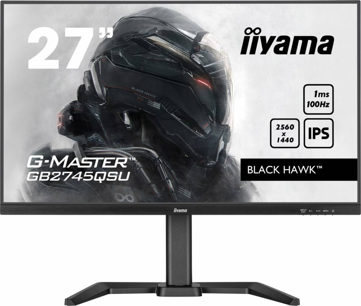 Монітор 27 дюймів Iiyama G-Master (GB2745QSU-B1) - зображення 1