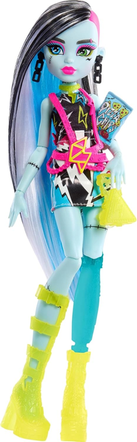 Лялька з аксесуарами Mattel Monster High Skulltimate Secrets Neon Frights Frankie 27 см (0194735139415) - зображення 1